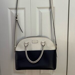 Blue and white two toned Kate spade purse
